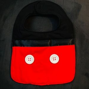 Handmade Mickey inspired bib